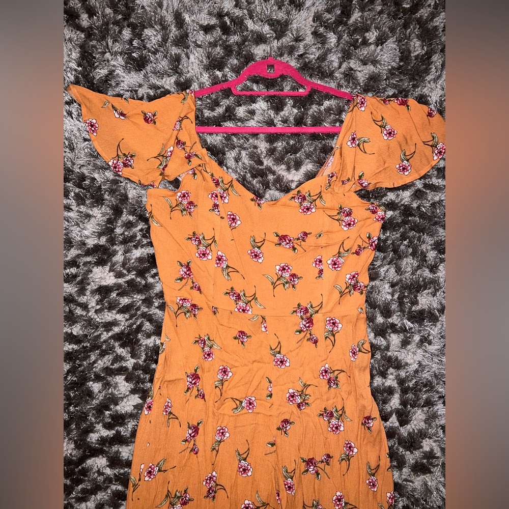 Lulus Floral Orange Jumpsuit - Picture 2 of 11